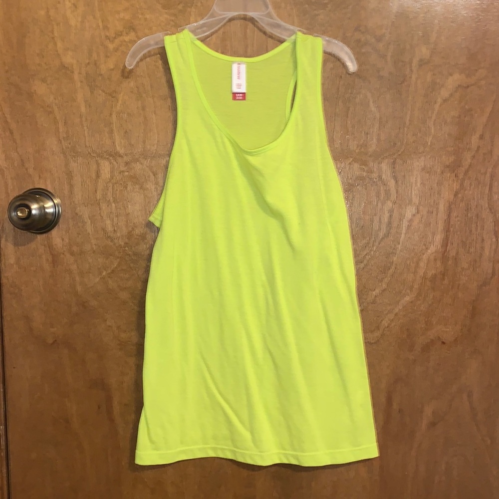 Neon green/yellow tank top